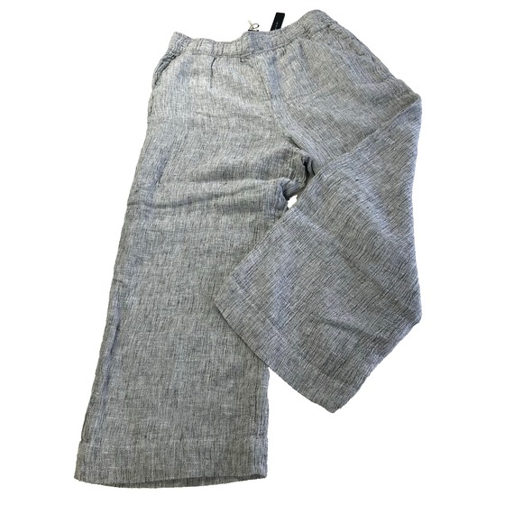 NWT Tahari Lined Linen Capri Pant Everyday & Vacation Ready Size L - Picture 3 of 9